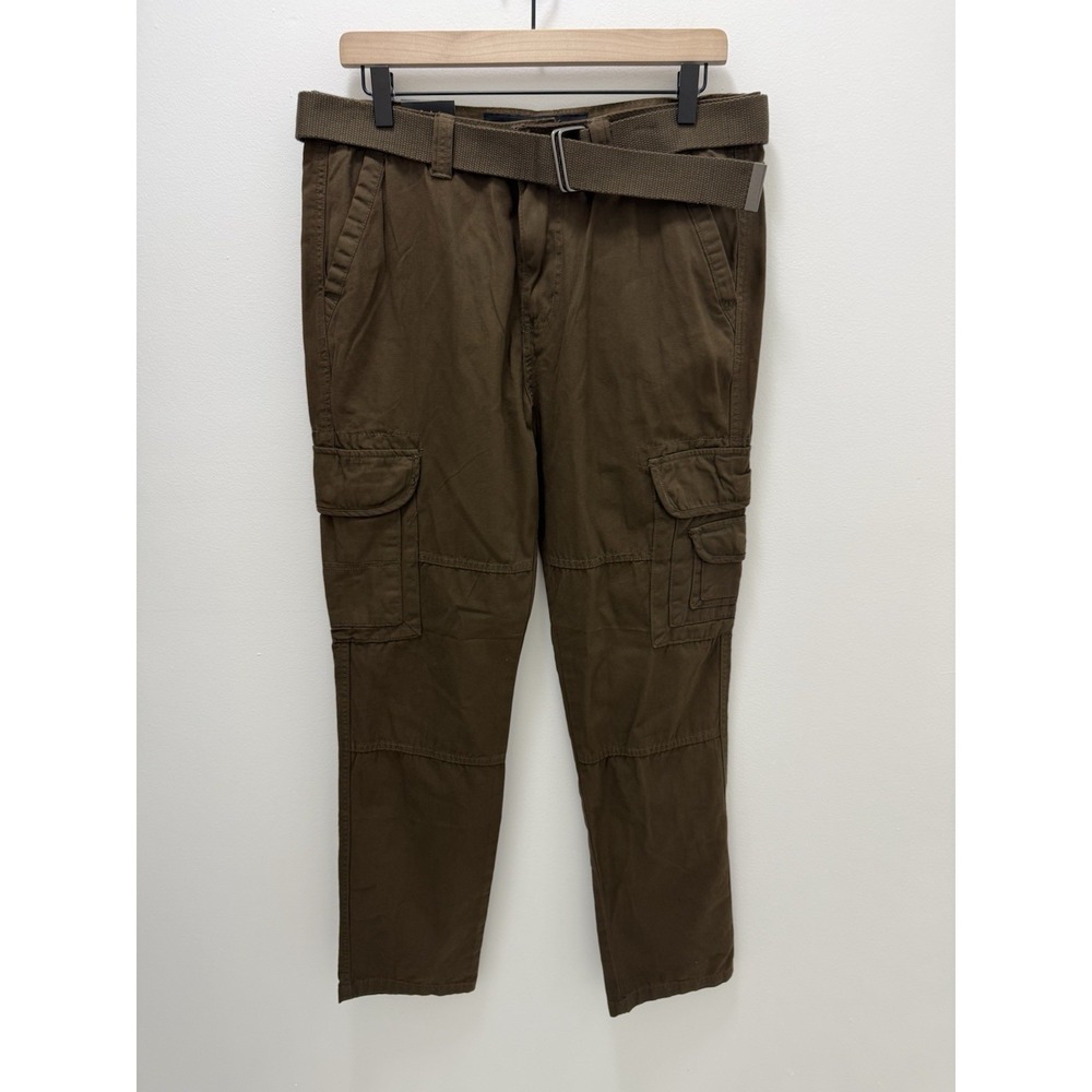 XRay Jeans Cargo Pants 30x30 Brown Belted Utility Tactical Cotton X‎ ray NWT